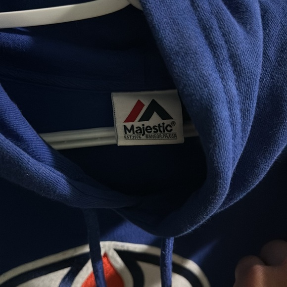 Edmonton Oilers Hockey hoodie blue Large - Picture 2 of 3